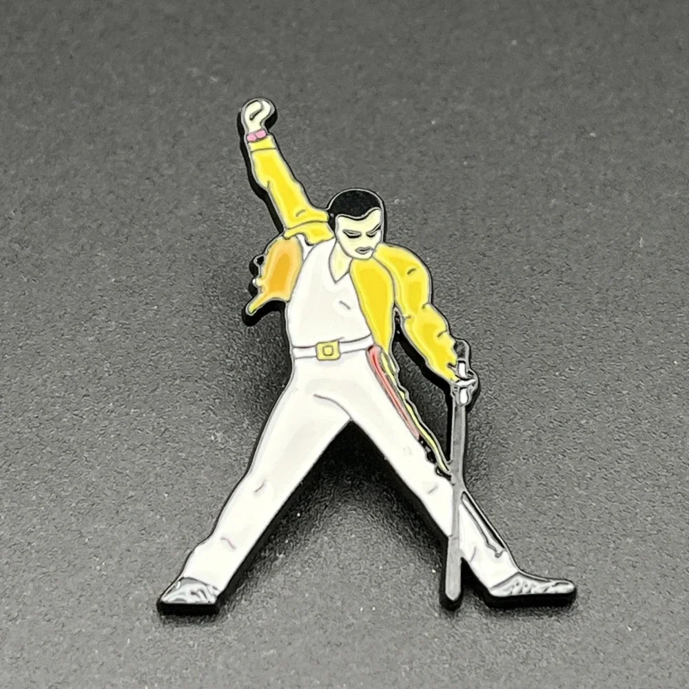 Freddie Mercury Queen Band Music‎ Singer Lapel Hat Pin